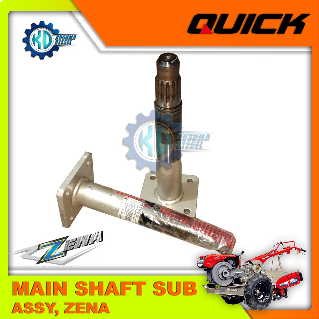 MAIN SHAFT SUB ASSY ZENA - AS RODA TRAKTOR QUICK