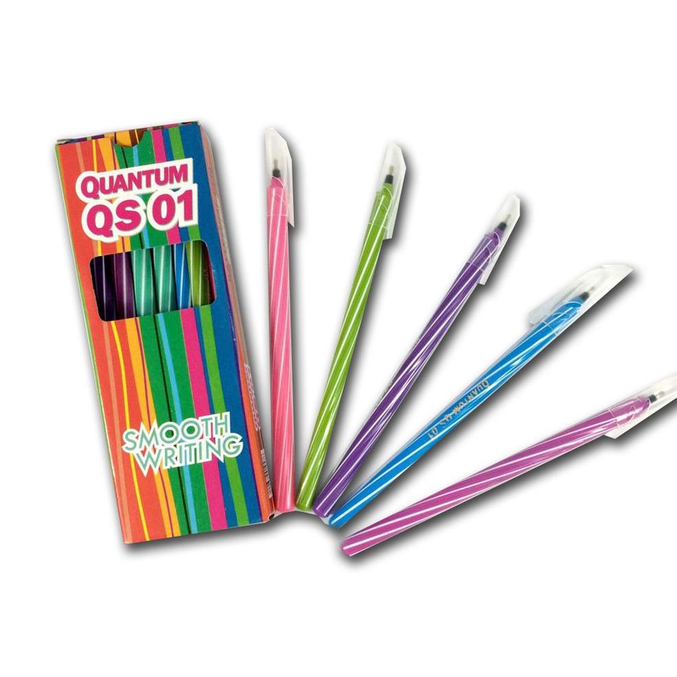 

ヱ Pulpen Quantum QS 01 / Pen Quantum QS-01 / Bolpen Murah / Pack ゝ