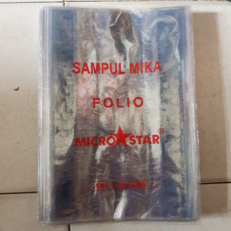 

Sampul Plastik Mika Tebal Folio