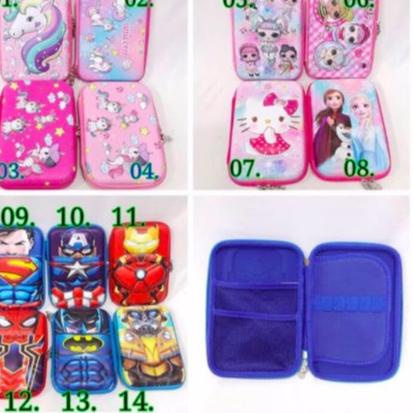 

Grosir Terjamin Pencil Case SMIGGLE Karakter Emboss 6D / Tempat Pensil Anak LOL Unicorn Spiderman Little Pony