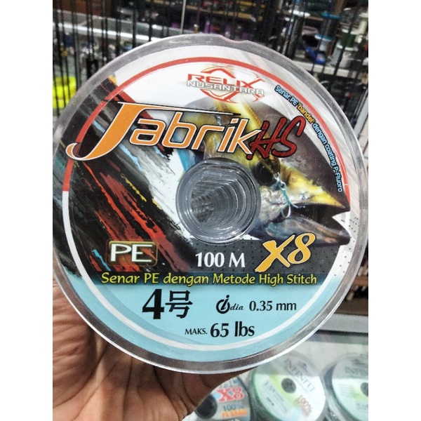 Senar Pancing PE X8 Jabrik HS Relix Nusantara