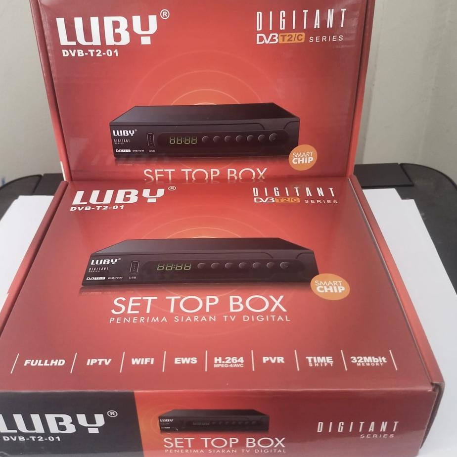 Sale Terbatas STB / Set Top Box TV Digital / Digital Receiver LUBY T2-02-01-ORIGINAL NEW