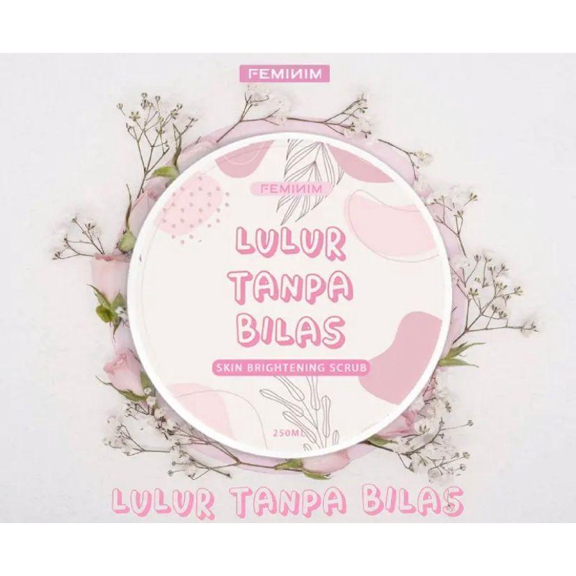 Giveliss Feminim Lulur Mandi Tanpa Bilas Air dengan Aroma Cherry Blossom Organik Pemutihan