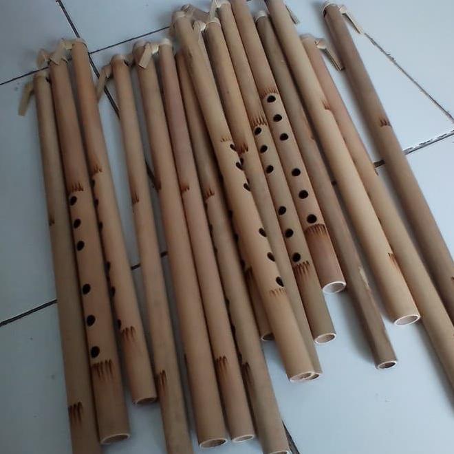 [Kode](O62B)➸| Seruling / Suling Sunda Bambu 4&amp;6 Lubang murah