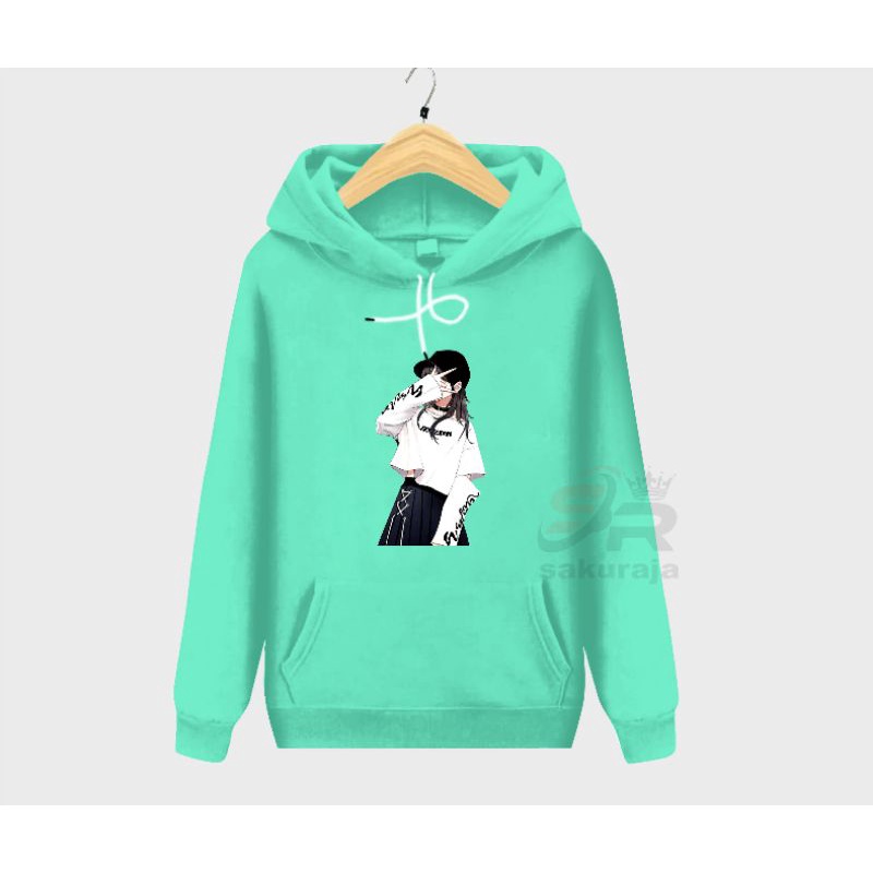 sweater hoodie  anak model Korea kekinian/umur 3-17 tahun