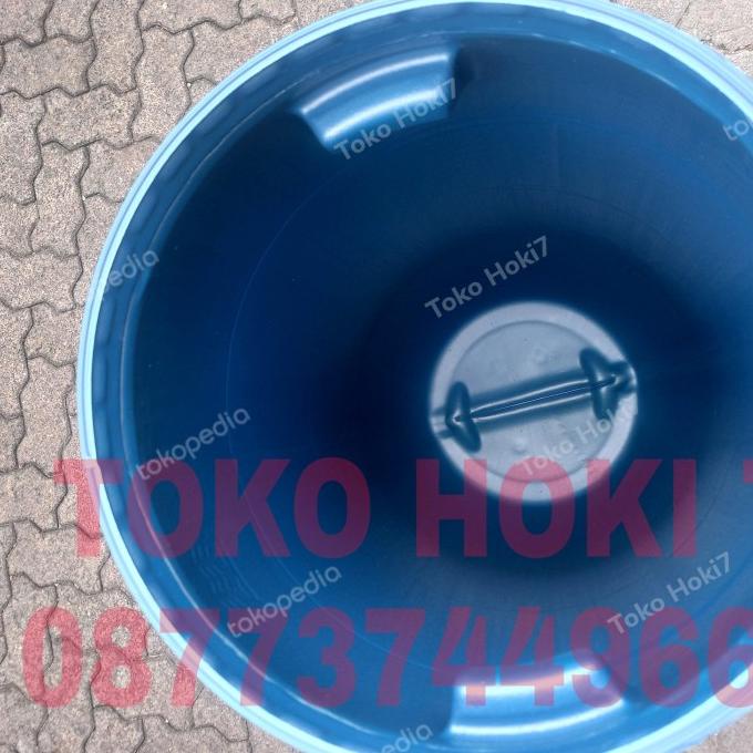 Tong Sampah Plastik / Tempat Sampah / Tong Plastik 80 L / Tong Biru