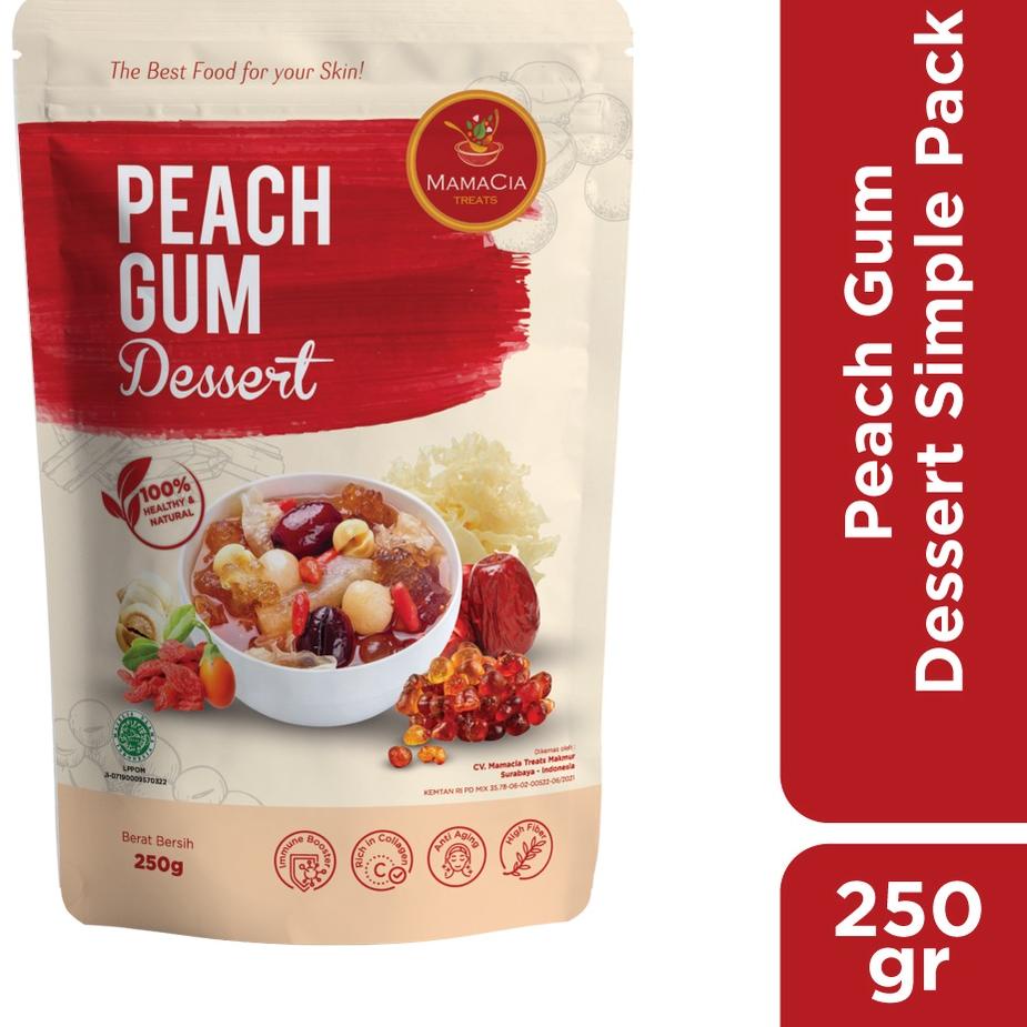 

Mamacia Treats Paket Peach Gum Komplit Kualitas Super Grade A+ / Tao Jiao / Simple Pack