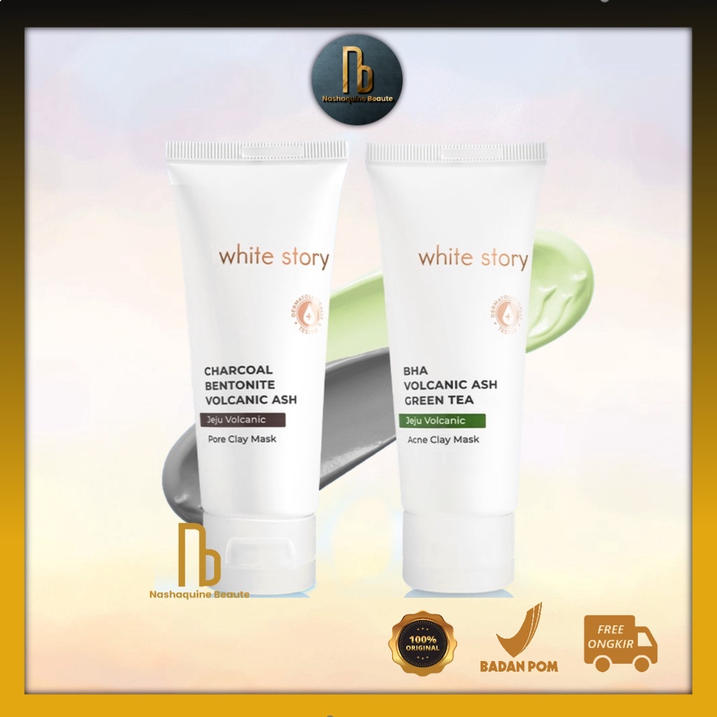 White Story Jeju Volcanic Clay Mask - Acne Pore Clay Mask 60gr