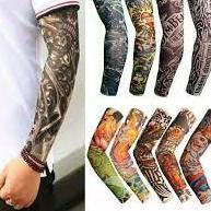 ふ MANSET TANGAN TATTO PRIA - SARUNG LENGAN TATO PRINTING - MANSET TANGAN DEKER LENGAN ARM SLEEVE COW