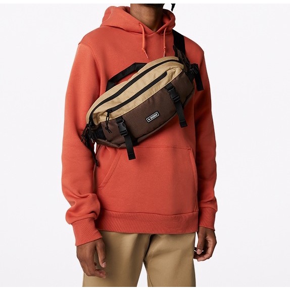 Converse SLING BAG ORIGINAL Coklat Choco Chocolate BNWT WAIST COwo Pria Cewe Perempuan Wanita Murah 