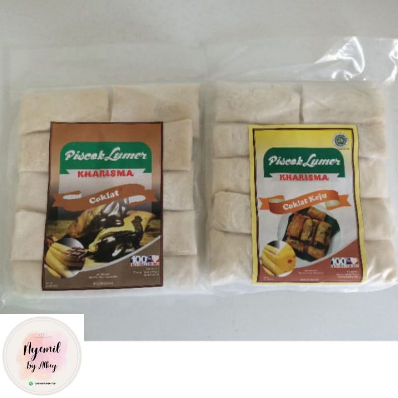 

Piscok Lumer kharisma isi 10 pcs/ Pisang coklat/ Coklat lumer /coklat keju