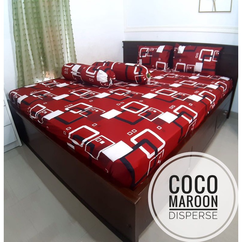 Sprei Karakter 180x200 160x200 Seprai Homemade Motif Kotak Hitam Aesthetic Katun Disperse Murah adem tidak luntur