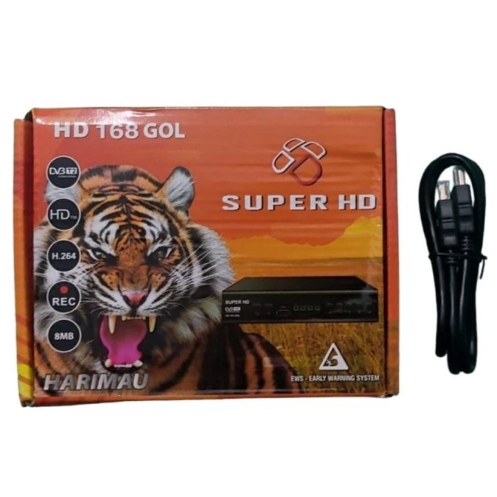 Set Top Box DVBT2 Super HD 168 Optus untuk siaran tv digital TERLENGKAP