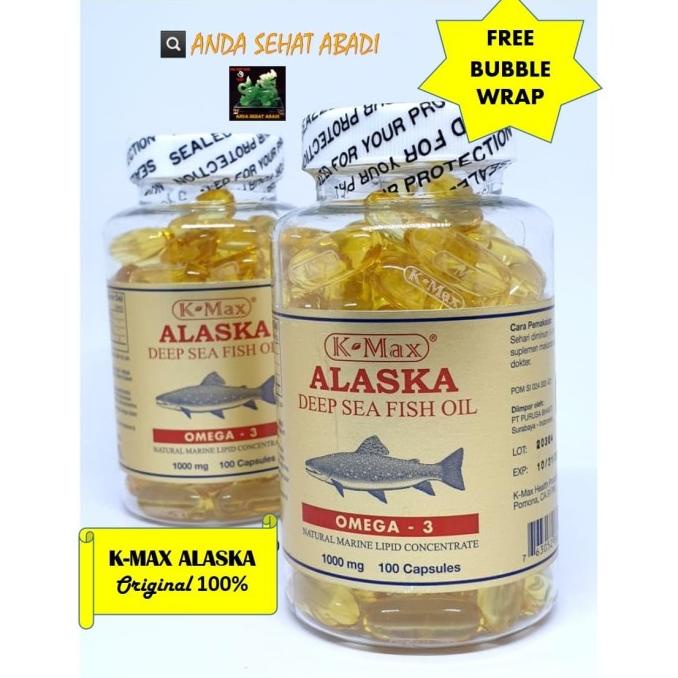 minyak ikan alaska / fish oil / k max alaska