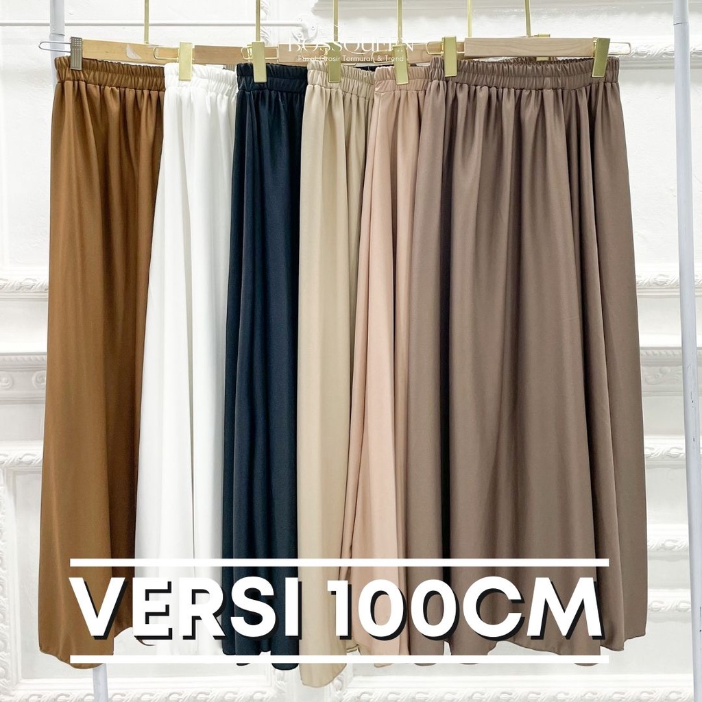 ROK POLOS 100CM MAYUNG PREMIUM / BASIC SKIRT / SKIRT ROK MUSLIMAH PANJANG MURAH KERJA NGANTOR KULIAH