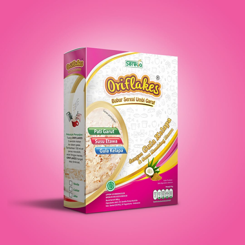 

Oriflakes sereal solusi asam lambung , pelapis lambung, Obat Maag 900 gr