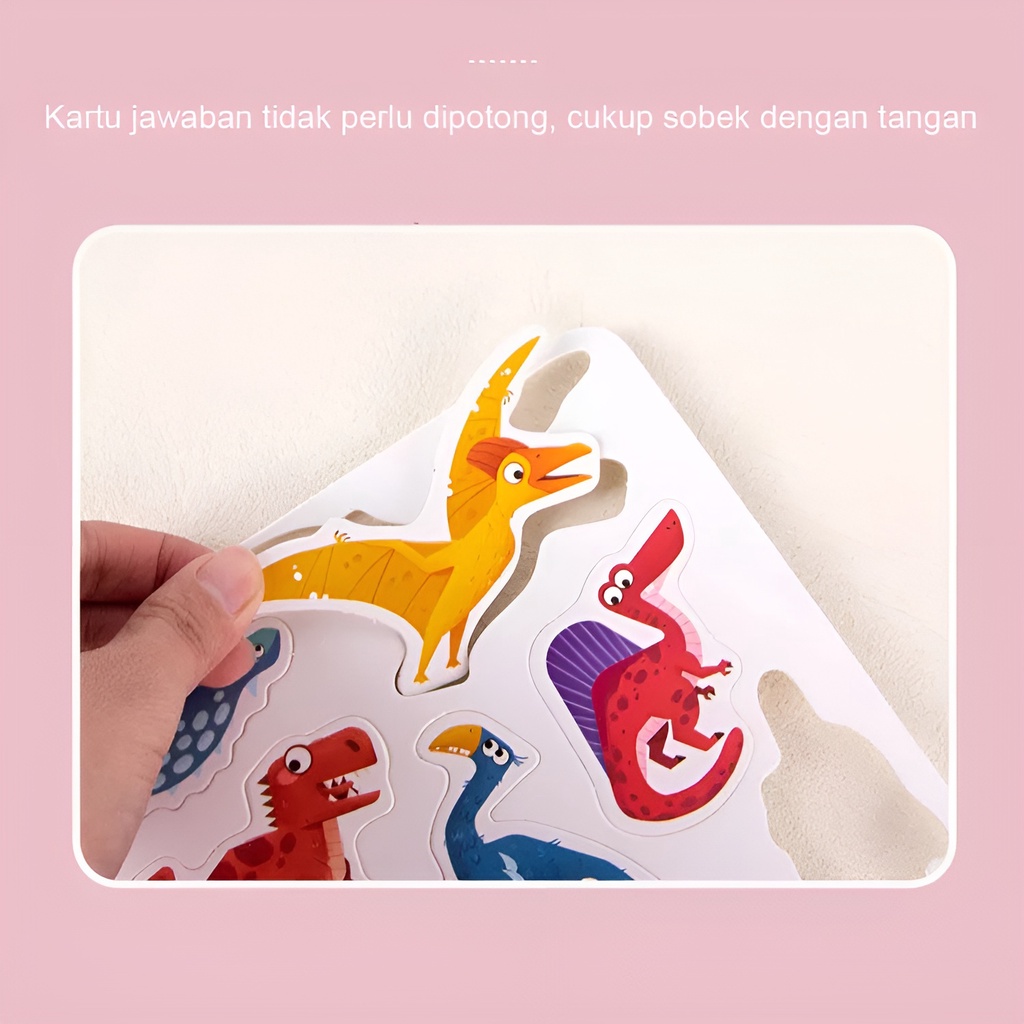 Mainan Edukasi Anak Menyusun Puzzle Seru | Diy Busy Book Kado Ulang Tahun Anak Laki Laki Perempuan | Mainan Terbaru 2023