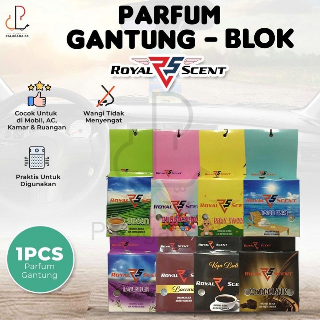 Parfum Kopi Bali Organik Blok Pengharum Coffee Mobil Ruangan Bukan Deo Block Kisi AC Lemari Baju Pakaian Sepatu Zrey Scents Sonik Gantung