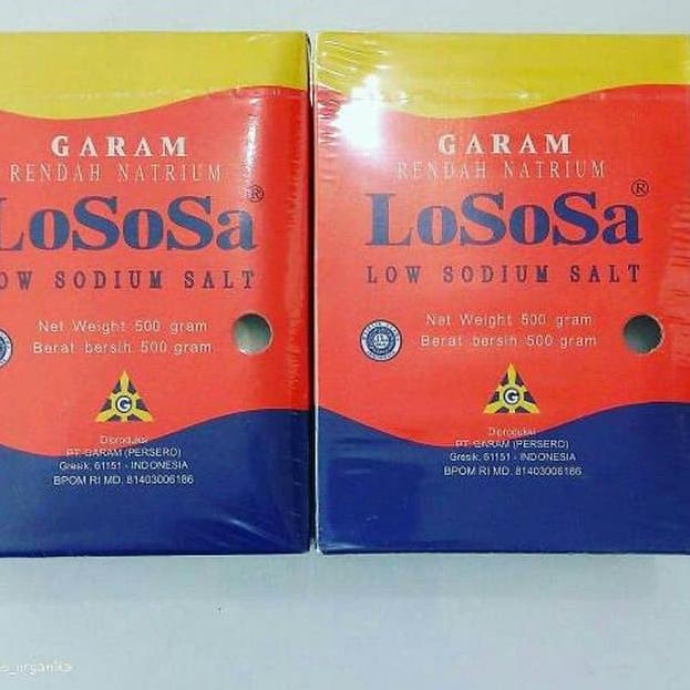

ㄷ Garam Lososa 500gr Rendah Natrium Sodium Untuk PENDERITA DARAH TINGGI Ð