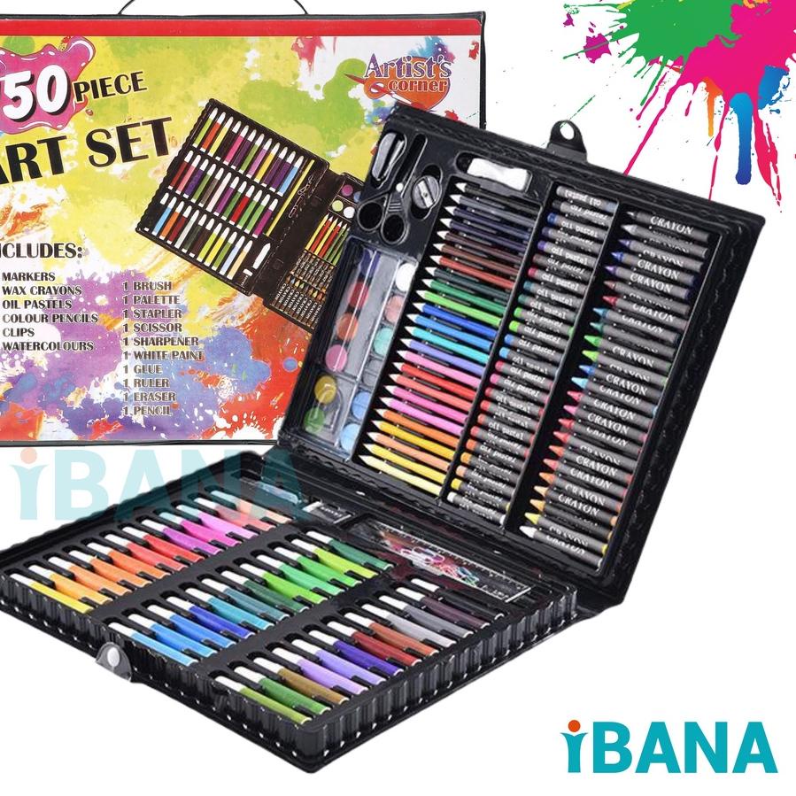 

Model Baru ! IBANA PENSIL WARNA SET 150PCS CRAYON WARNA CRAYON KRAYON SET ALAT MEWARNAI SOUVENIR KADO ANAK ULTAH .. ..