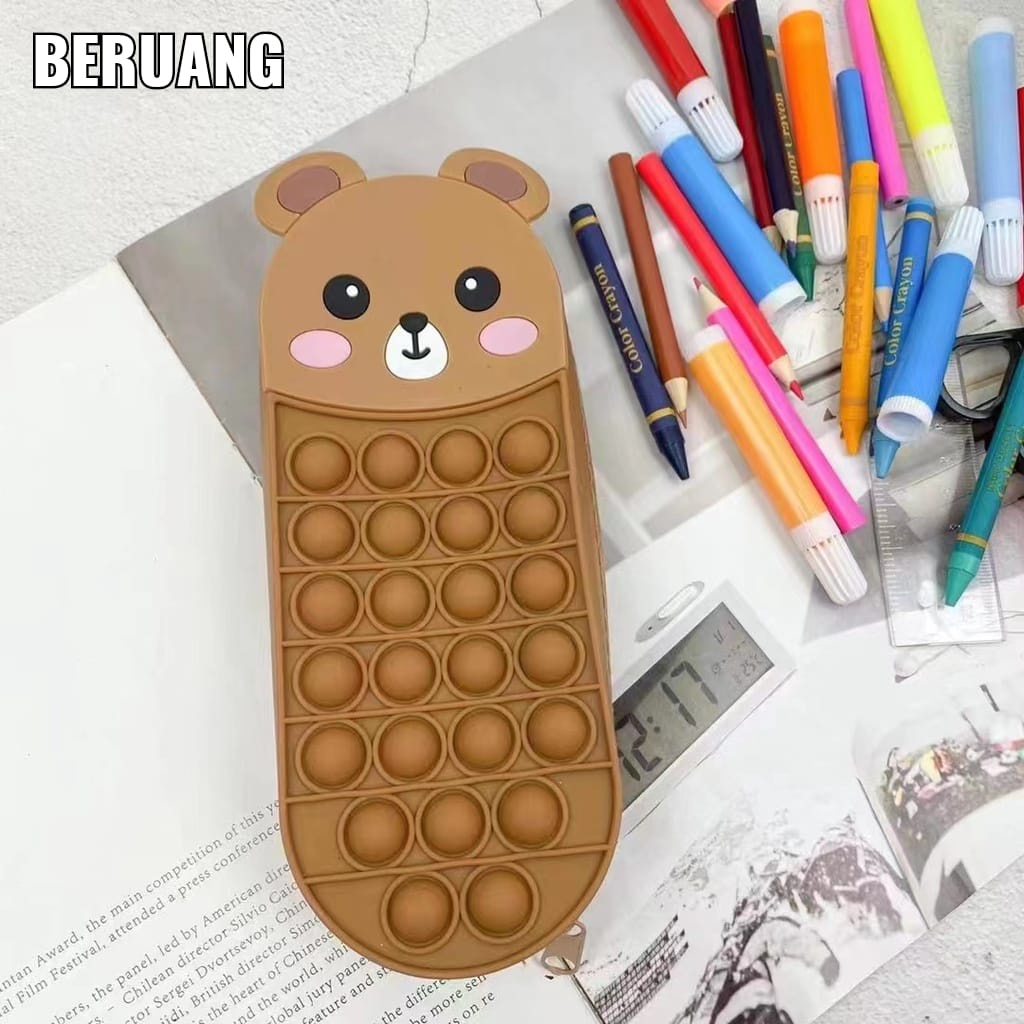 

Tempat Pensil Pop It Karakter – Pencil Case Anak Lucu & Bisa Dipencet Mainan Fidge