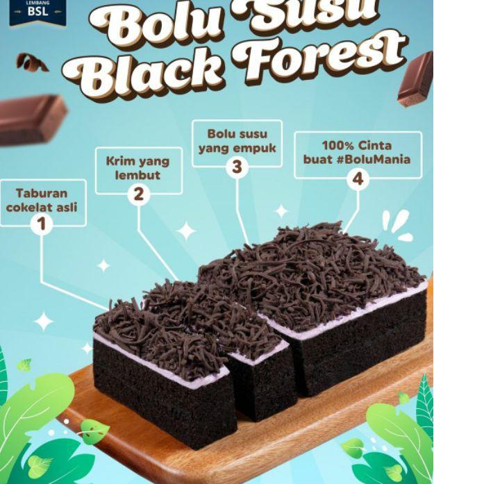 

READY ✅Bolu Susu Lembang varian Black Forest varian baru bolu lembang Bandung blackforest topping coklat|SQ1