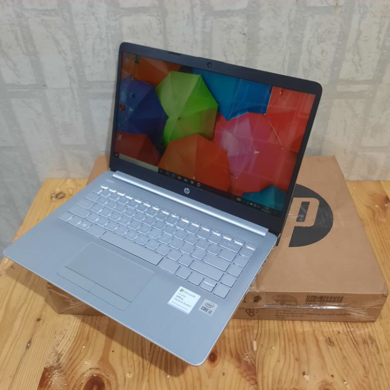 Laptop Hp 14s-cf3039TU intel Cor i3-10110u Ram 4Gb/HDD 1TB/SSD 256Gb  Keyboard Backlight Super Slim