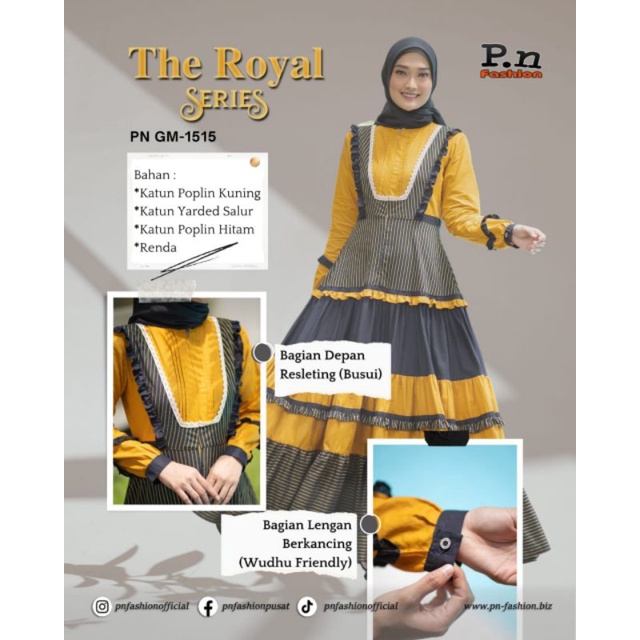 *PN SRB-1515 kuning hitam* by PN fashion