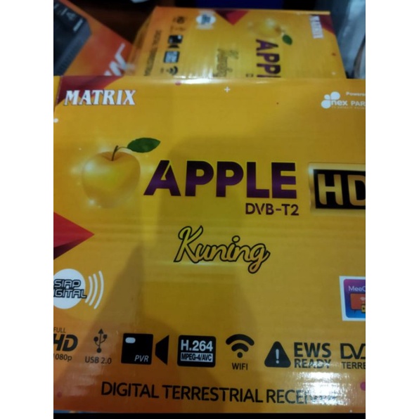 Set Top Box Matrix Apple kuning