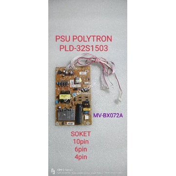 PSU POWER SUPLAY REGULATOR TV LED POLYTRON 32 INCH PLD32S1503S PLD-32S1503S PLD-32S1503