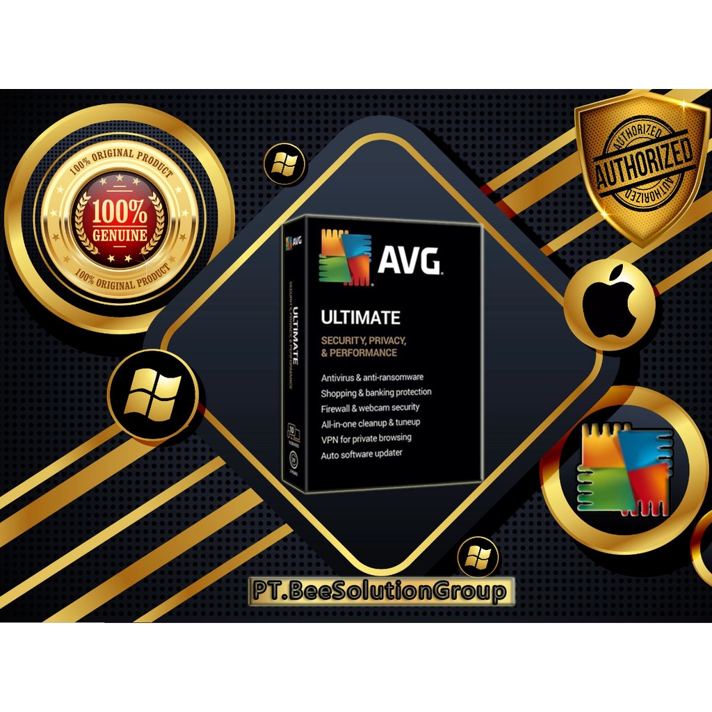 AVG ULTIMATE 2022 - FOR 10 DEVICES - 2 YEAR - NOW INCLUDES SECURE VPN