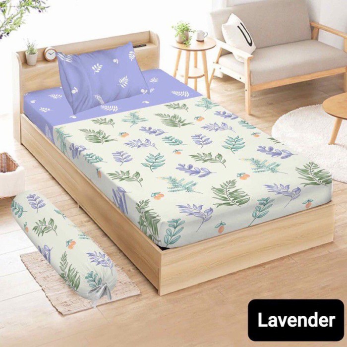 Sprei Single Vito Lavender 120x200 cm {Property Off Liliy Grosir Sprei Jakarta}