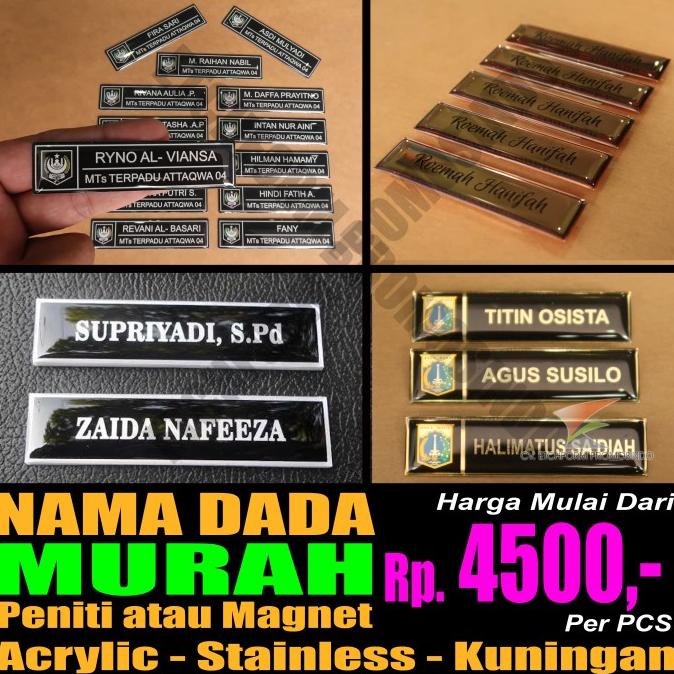 

Nama Dada - Name Tag