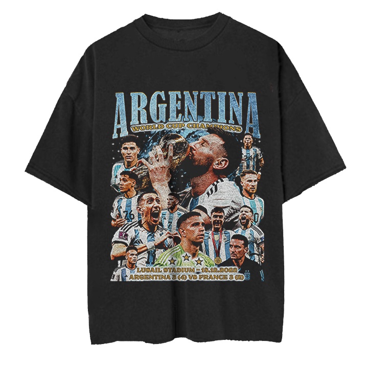 Kaos Timnas Argentina Premium Bootleg T-shirt
