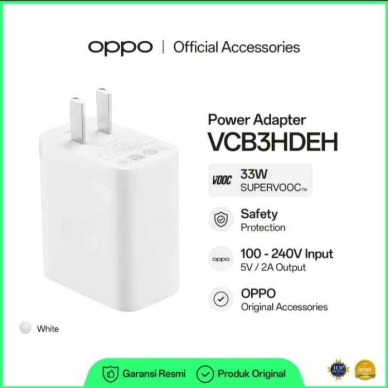 Power Adapter Oppo VOOC 33 W VCB3HDEH