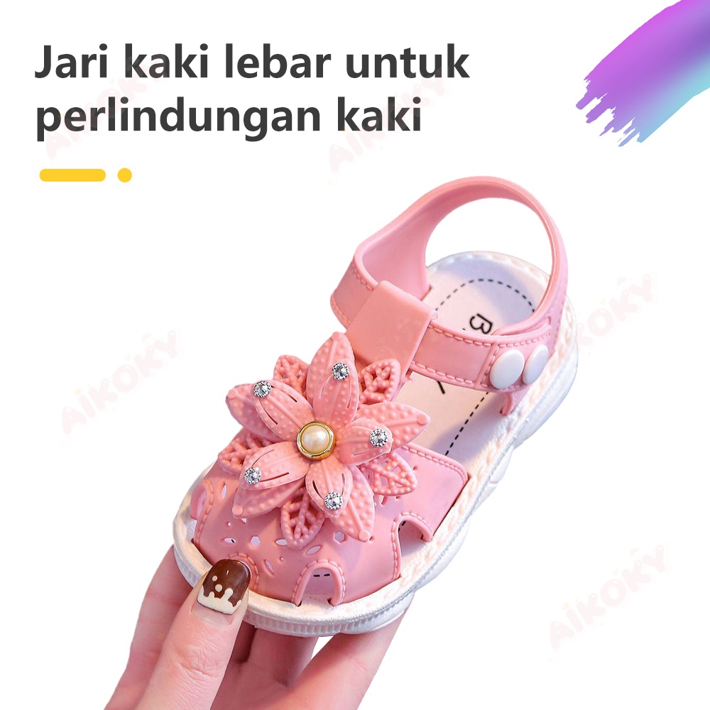 Aikoky Sandal Anak Perempuan Sandal Anak Bayi Lembut Lucu