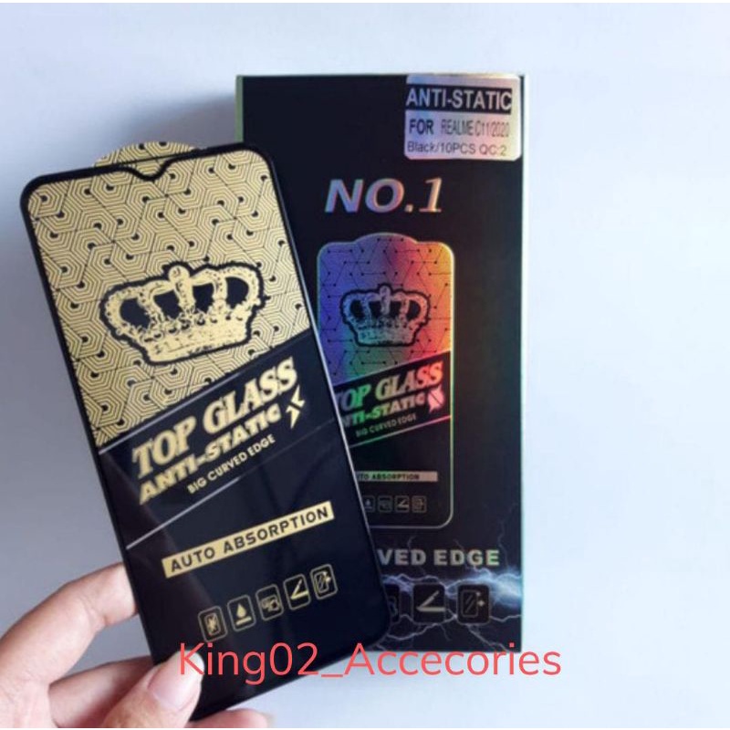Tempered Glass Anti Static Oppo F5 F1s F7 F9 F9 Pro F11 F11 Pro F15 F17 F17 Pro F19 F19 Pro F19 Pro Plus Anti Gores Top Anti Clear Full Layar
