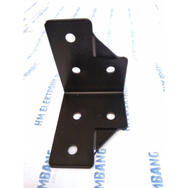 SIKU HARDCASE HITAM Besar / Siku box Hardcase Hitam Besar / Siku sayap Hardcase / 1 Set