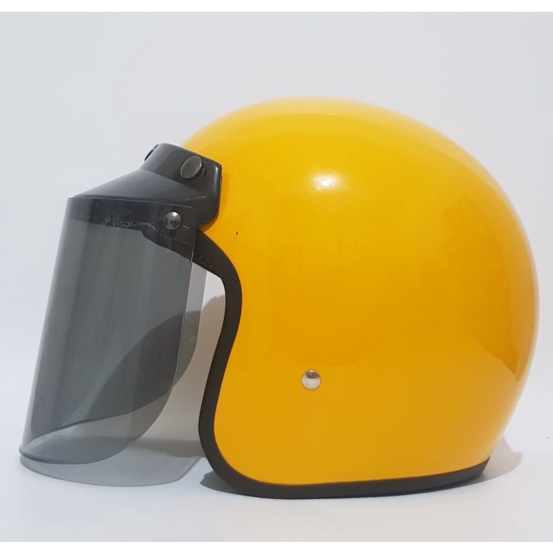 NPN Helm Bogo Retro Classic DEWASA POLOS HELM BOGO nyaman aman terbaik surabaya BUSA full knock down cocok cewek cowok SNI asli sertifikat Helm Bogo Terbaik termurah BUSA lembut nyaman
