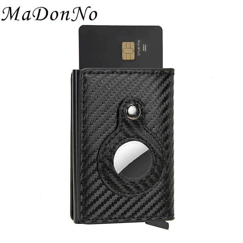 MaDonNo Dompet Kartu Anti RFID Card Wallet with AirTag Slot - M218 ( Mughnii )