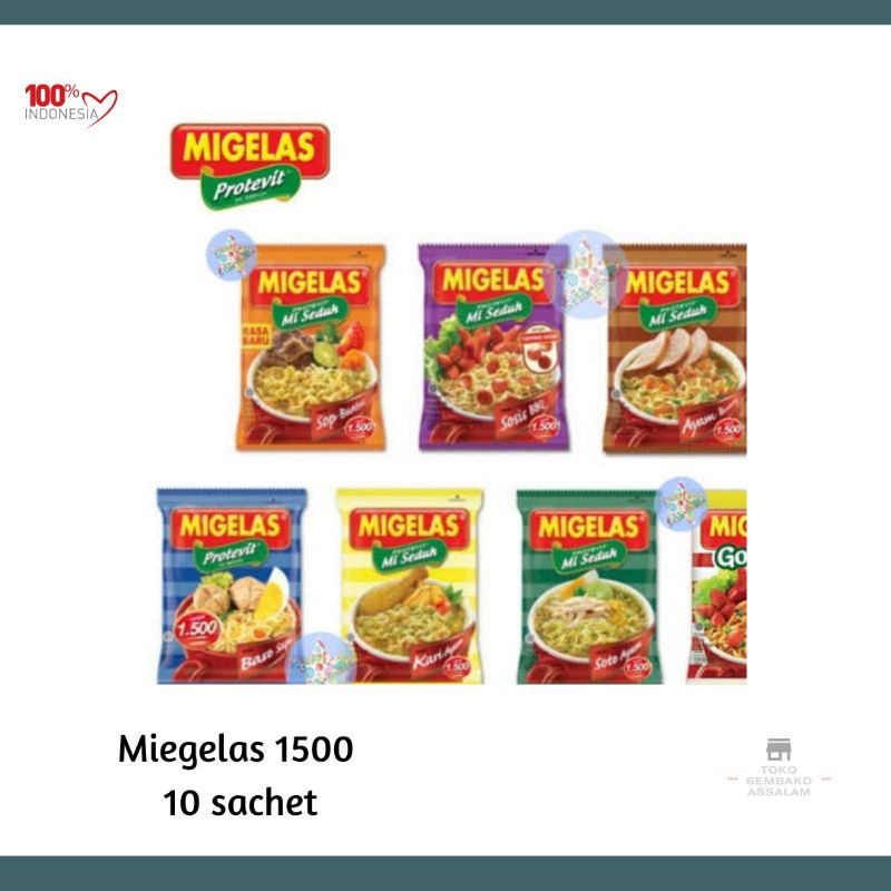 

mie gelas 1500 isi 10 sachet / mie gelas