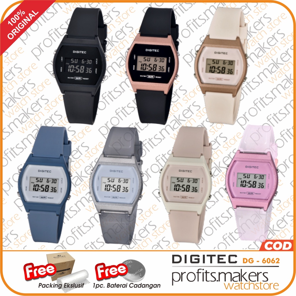 DIGITEC DG 6062 / DG-6062 / DG6062 Watch Jam Tangan ORIGINAL