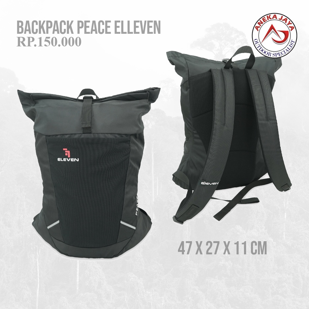 TAS RANSEL PEACE ELLEVEN RANSEL SEKOLAH KULIAH KERJA