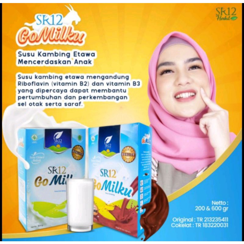 

Susu Gomilku SR12 susu kambing sehat