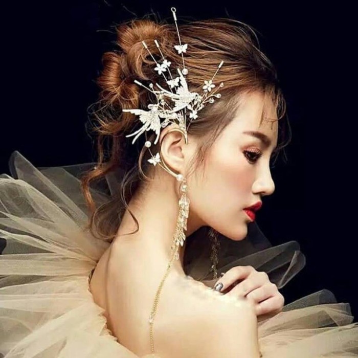 WEDDING ACCESORIES EARCUFF EARPIECE HAIRP8041