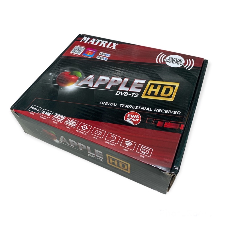 STB SET TOP BOX MATRIX APPLE MERAH HD