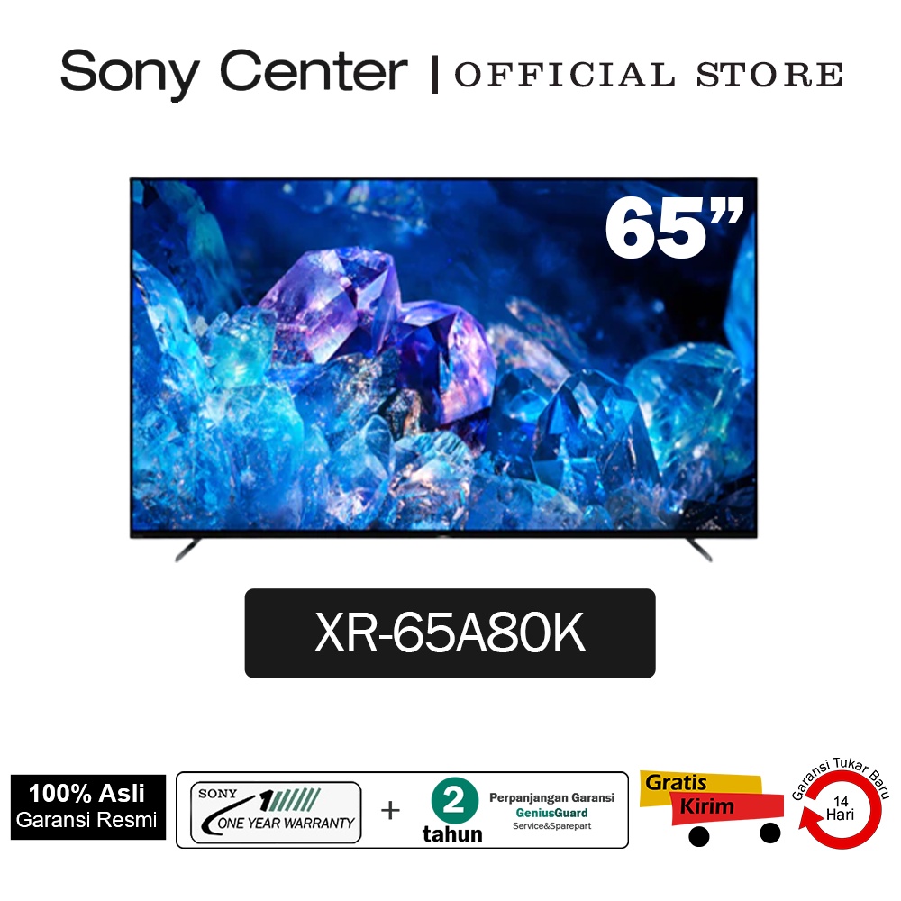 SONY OLED TV XR-65A80K / XR65A80K / XR 65A80K BRAVIA XR OLED  Ultra HD 4K HDR Smart TV Google TV A80