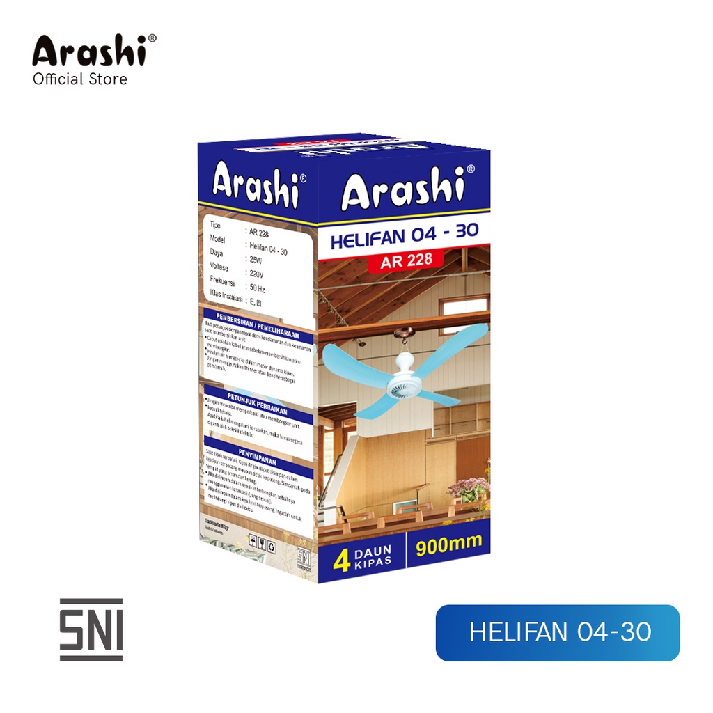 Arashi Kipas Angin Helifan 04 - 30