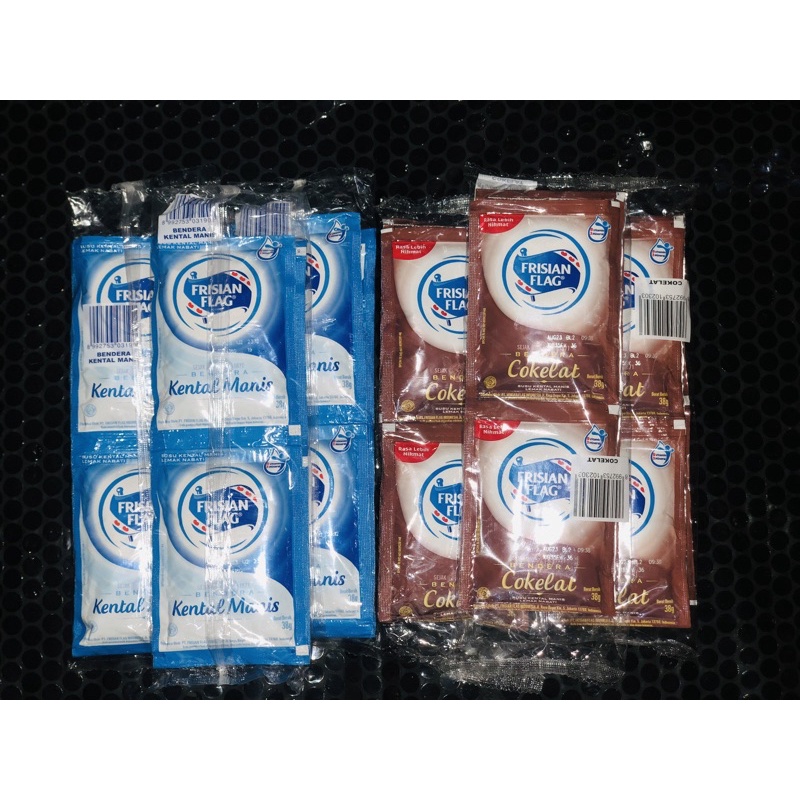 

[COD] Frisian Flag Susu Kental Manis Sachet Isi 6 x 38 Gram