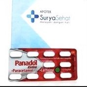 Panadol Merah 1 strip isi 10 kaplet Panadol Extra